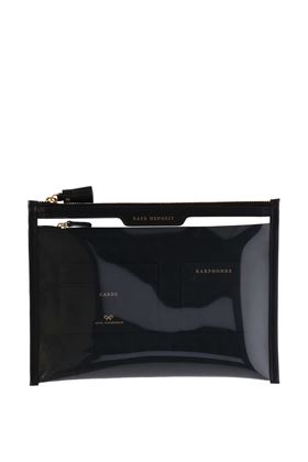 Portafoglio in pelle con stampa Anya Hindmarch | 180603Clear/Black